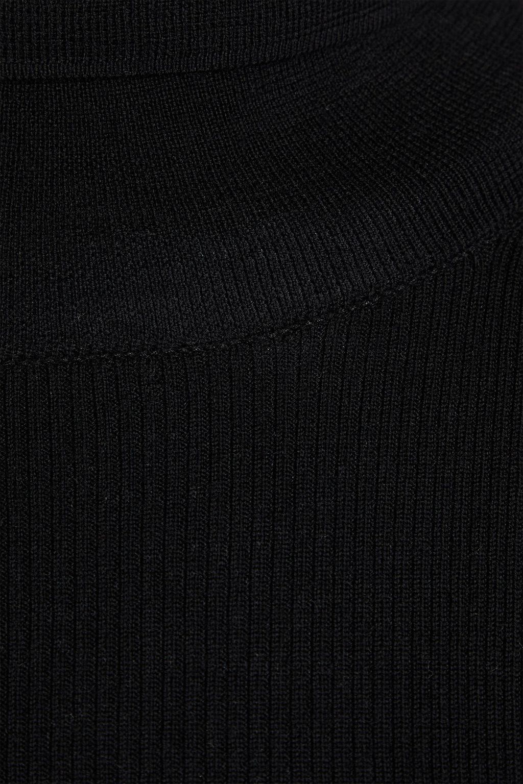 THEORY Ribbed merino wool turtleneck sweater