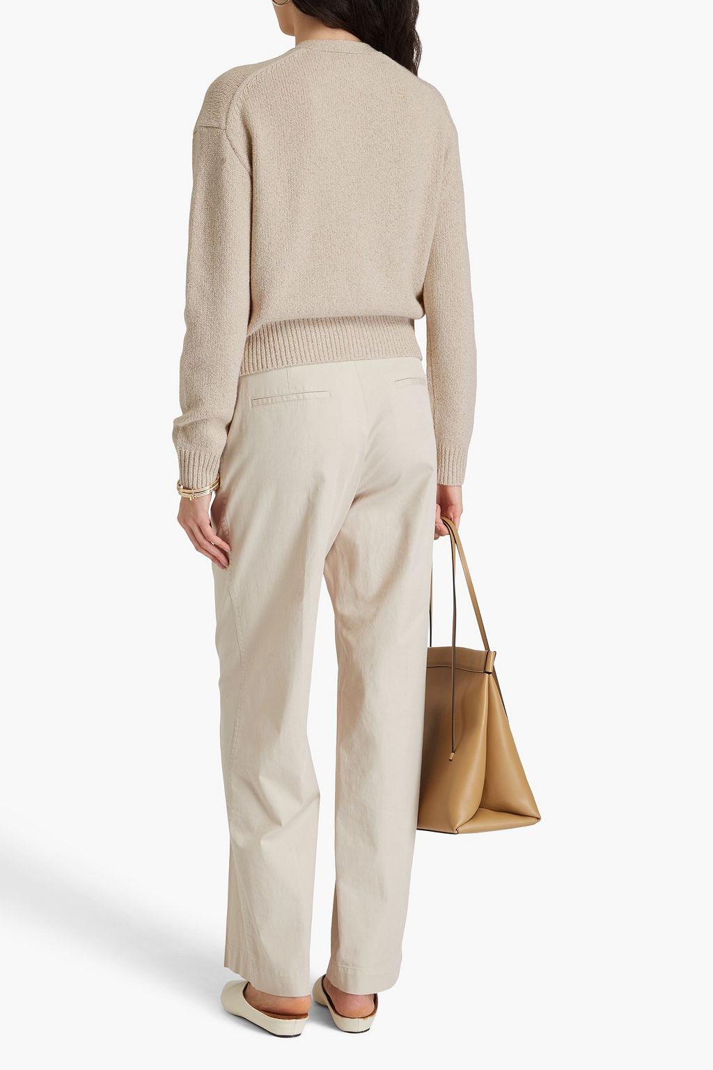 THEORY Marled knitted cardigan