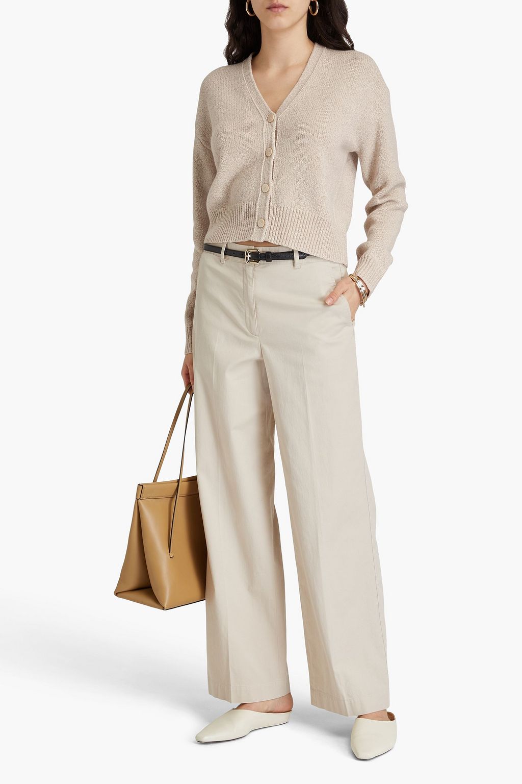 THEORY Marled knitted cardigan