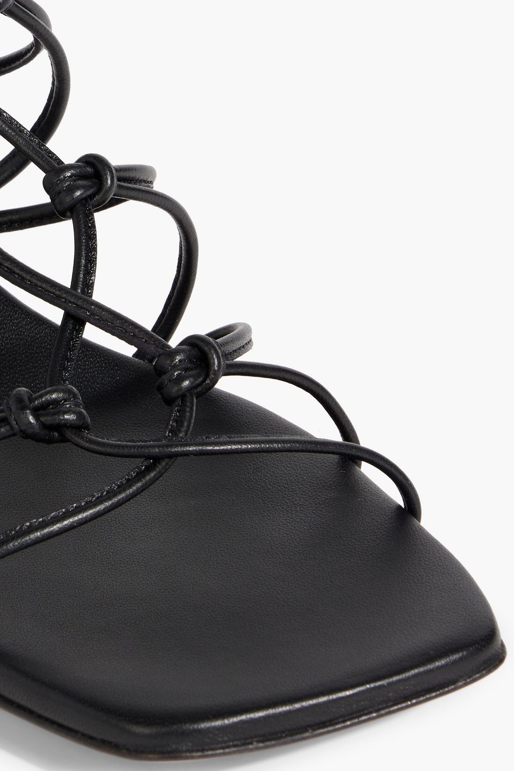 GIANVITO ROSSI Minas 45 knotted leather sandals