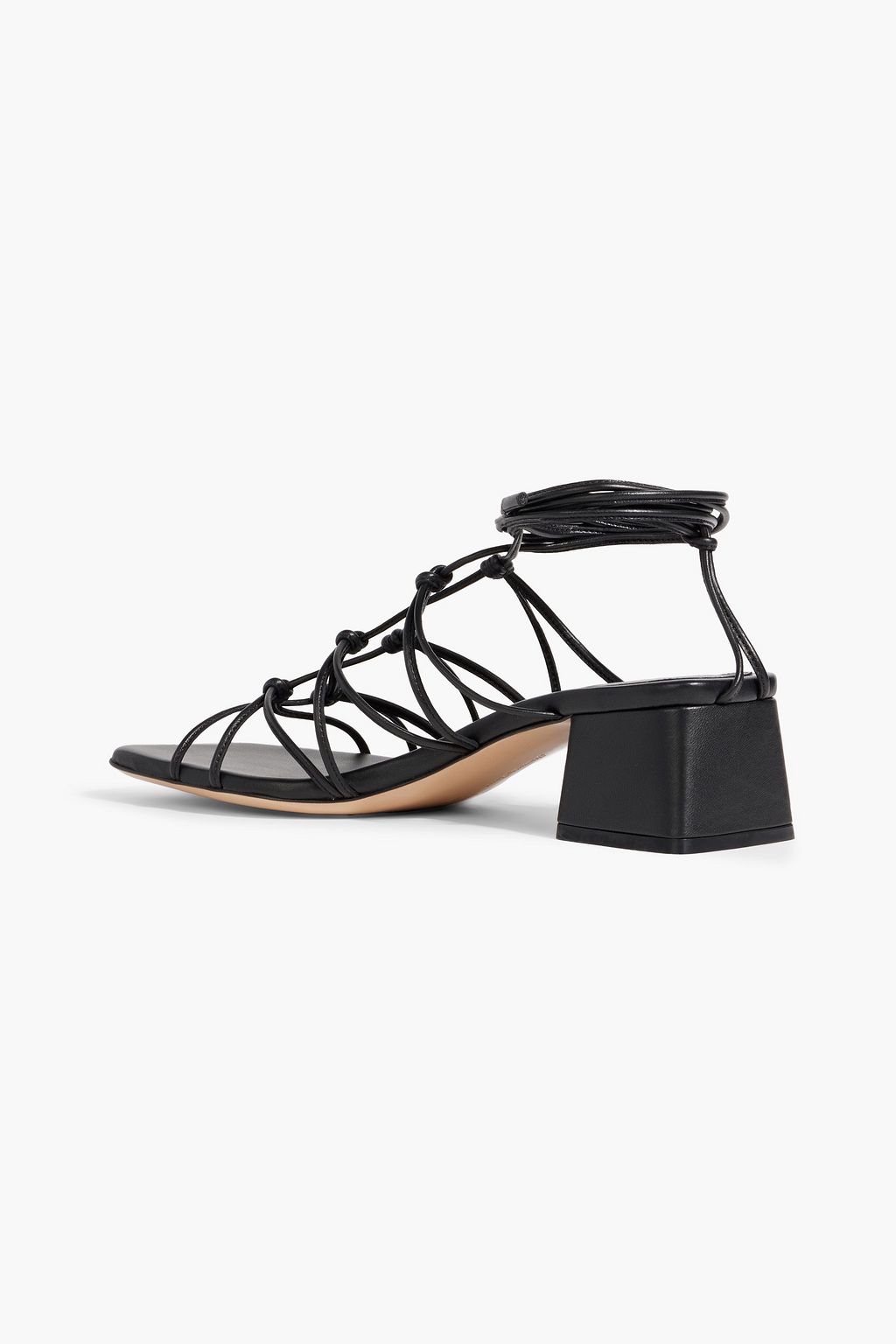 GIANVITO ROSSI Minas 45 knotted leather sandals