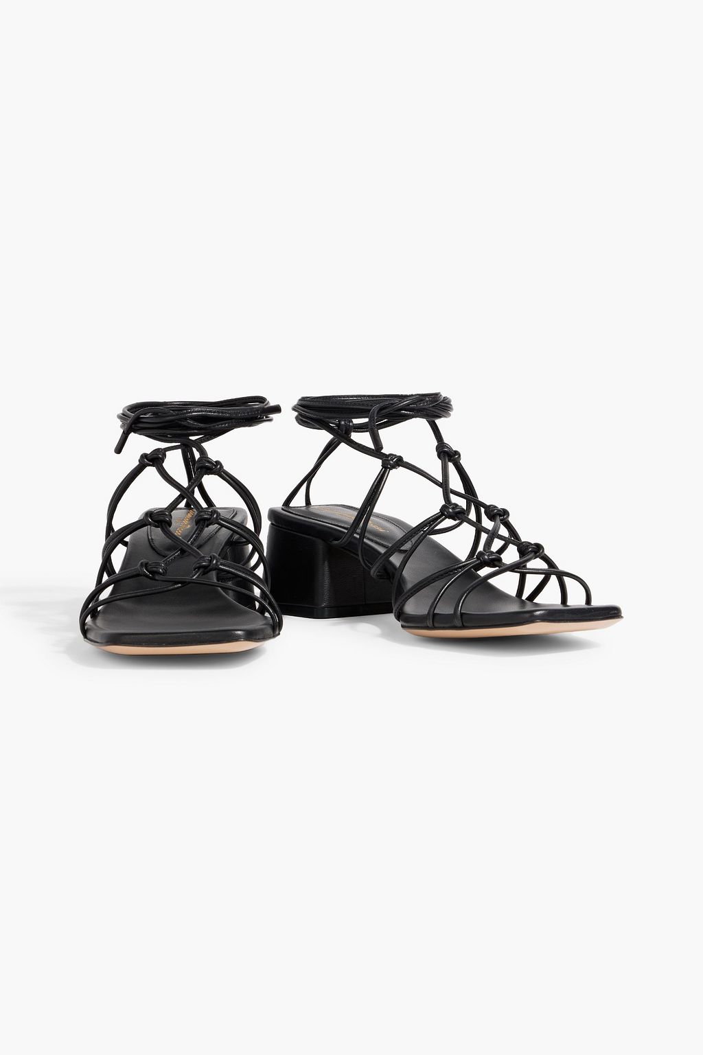 GIANVITO ROSSI Minas 45 knotted leather sandals
