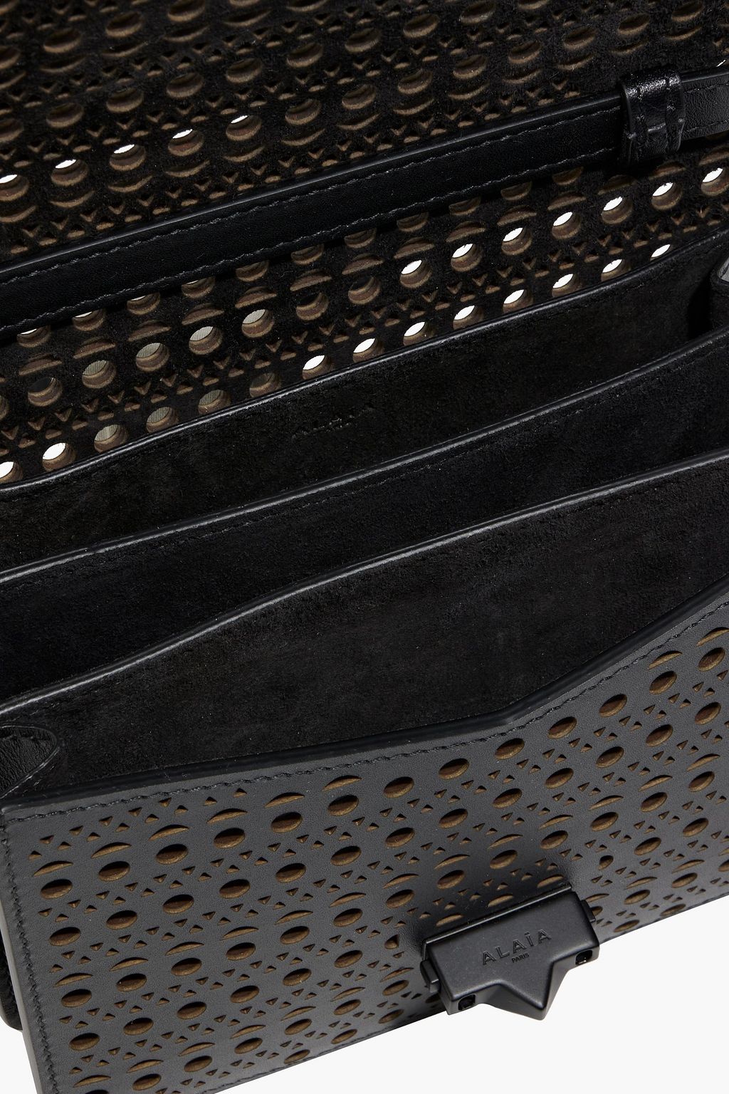 ALAÏA Le Papa laser-cut leather shoulder bag