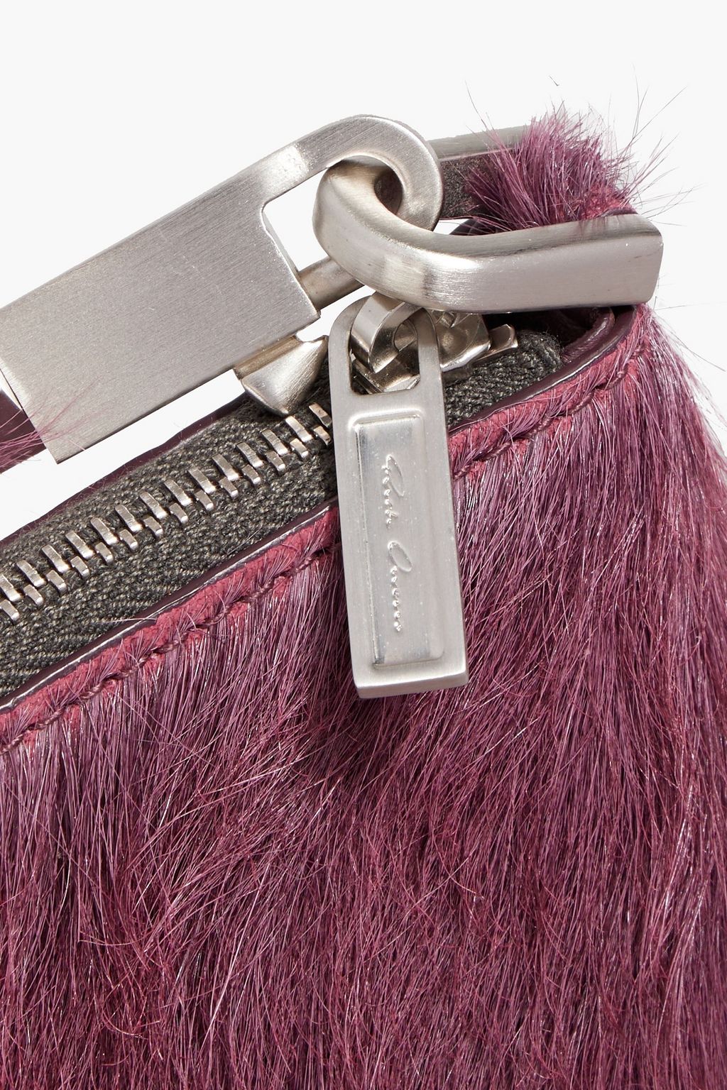 RICK OWENS Adri calf hair shoulder bag