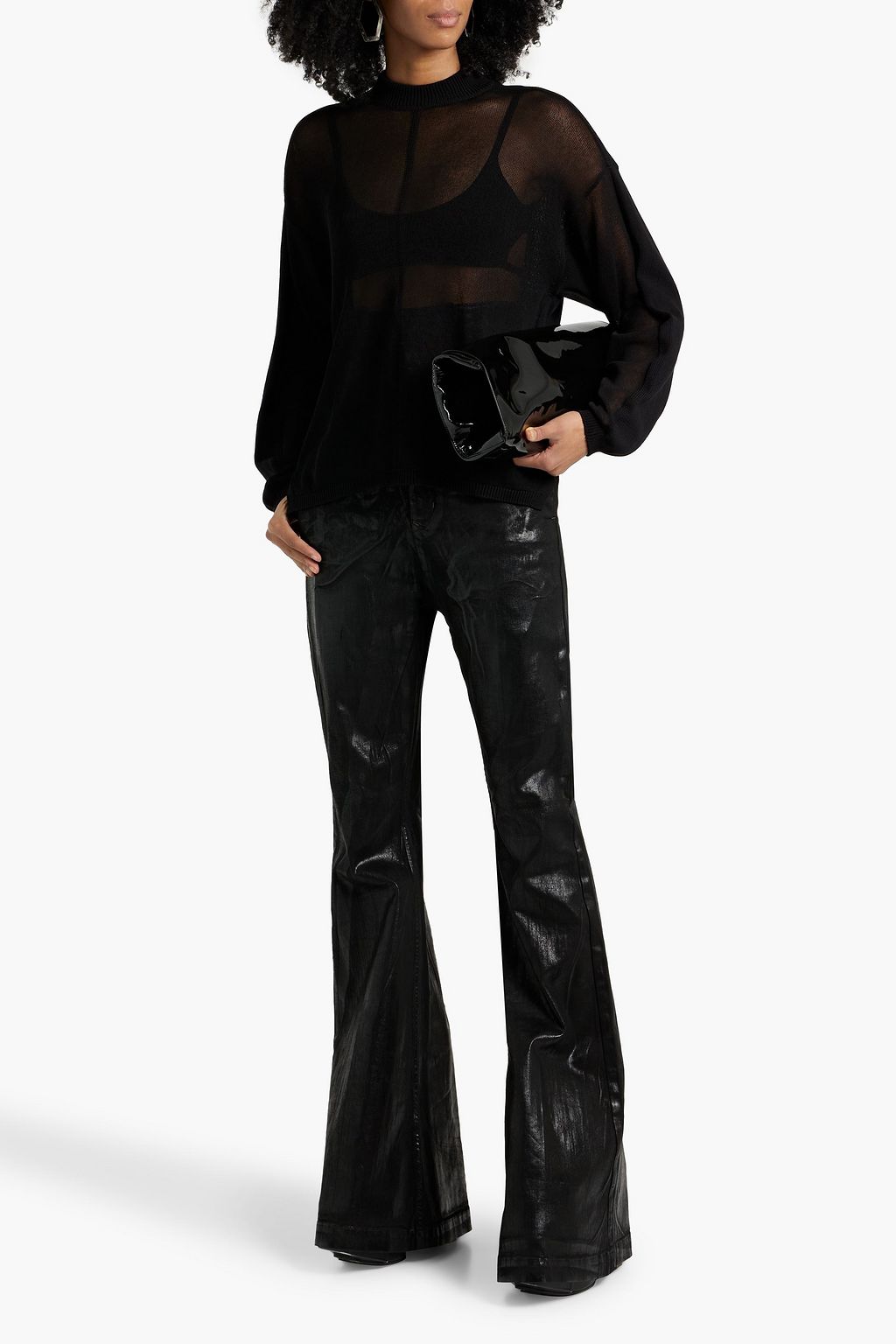 RICK OWENS كنزة رياضية من القطن