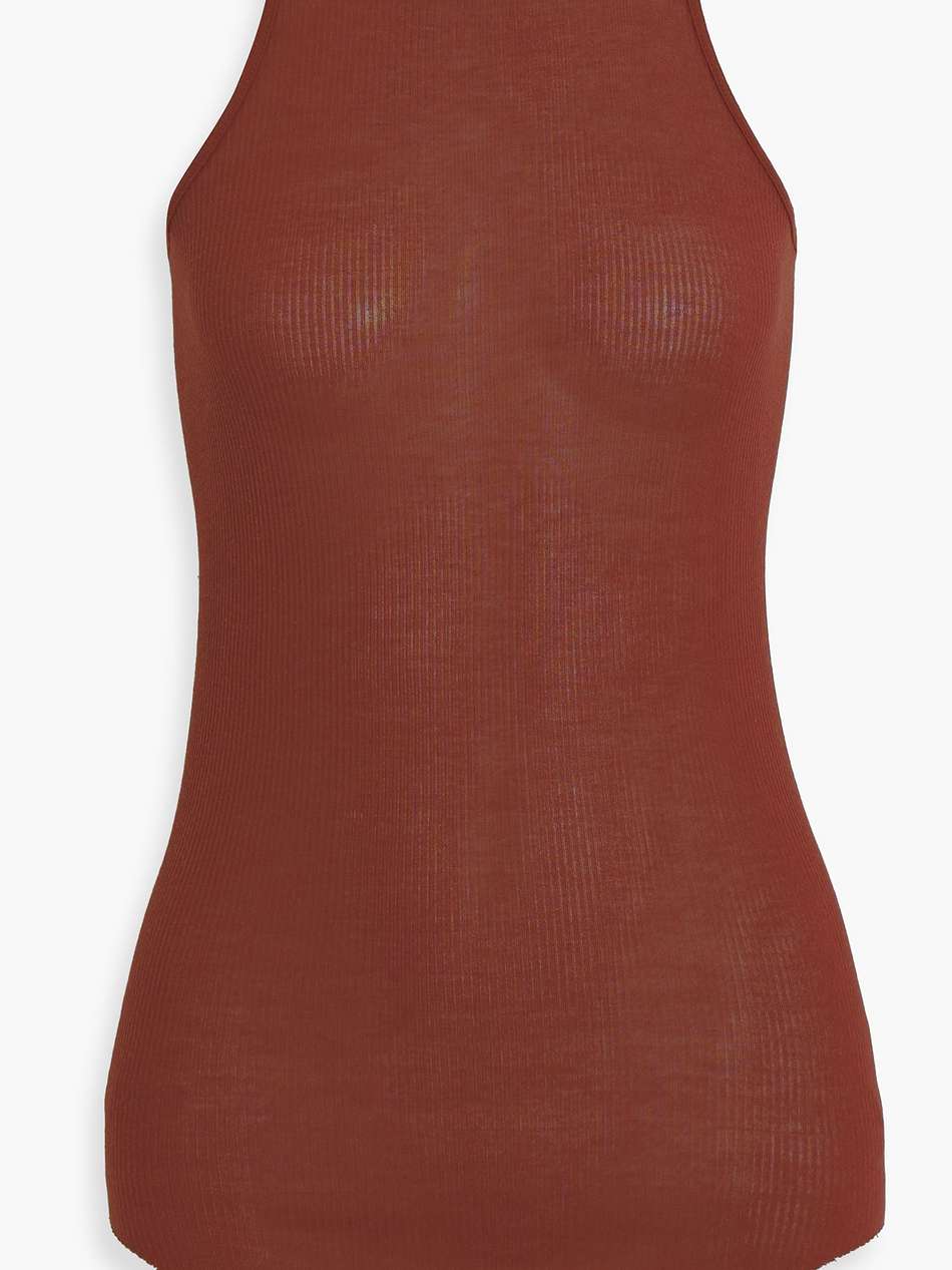 ribbed jersey tank