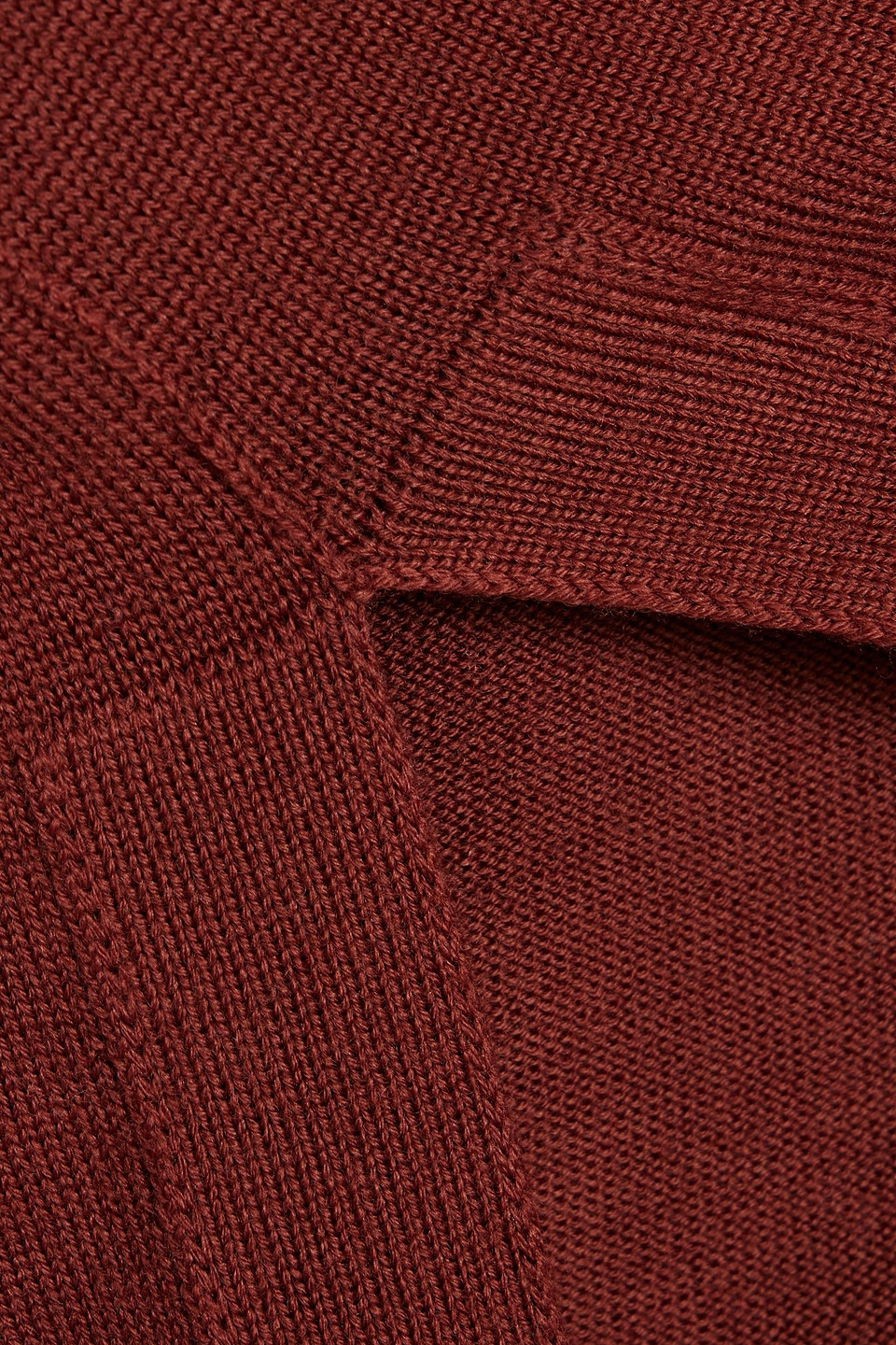 Rick Owens Asymmetric Wool Top In Light Brown
