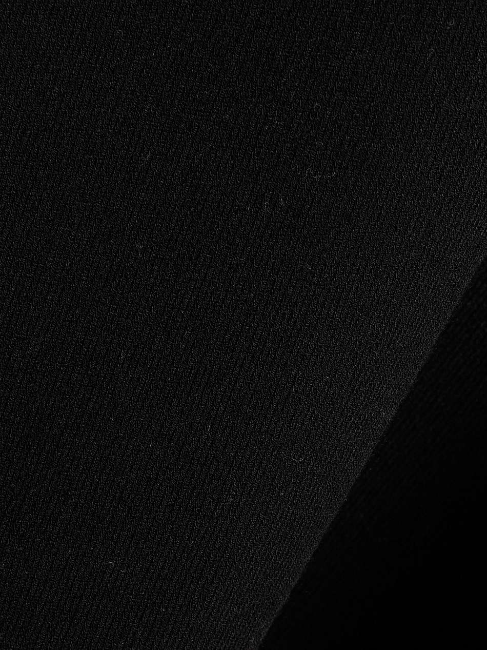 column cutout stretch-knit midi dress