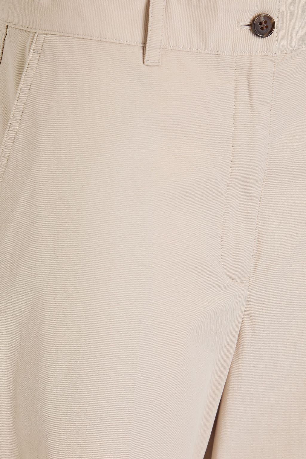 THEORY Cotton-blend twill straight-leg pants