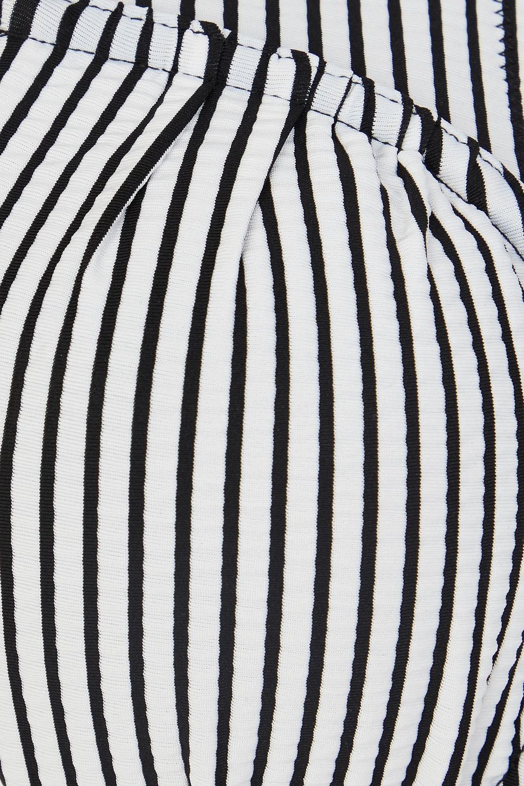 SOLID & STRIPED The Miranda striped seersucker underwired bikini top