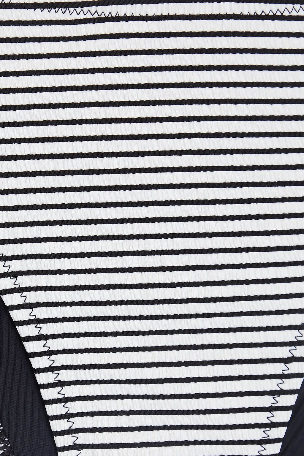 SOLID & STRIPED The Miranda striped seersucker bikini briefs
