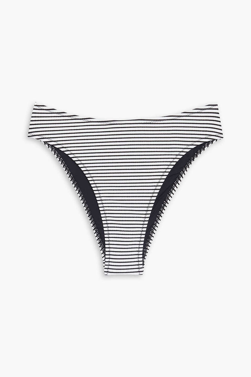 Solid & Striped The Miranda Striped Seersucker Bikini Briefs