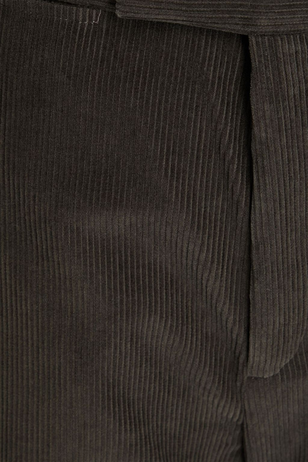 THOM BROWNE بنطال من قطن المخمل المضلّع