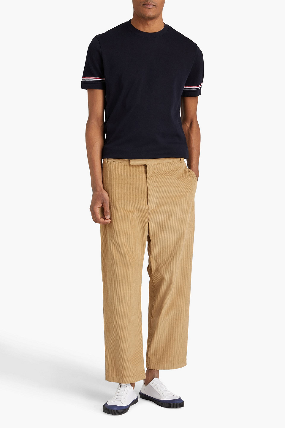 Thom Browne Cotton-corduroy Pants In Sand