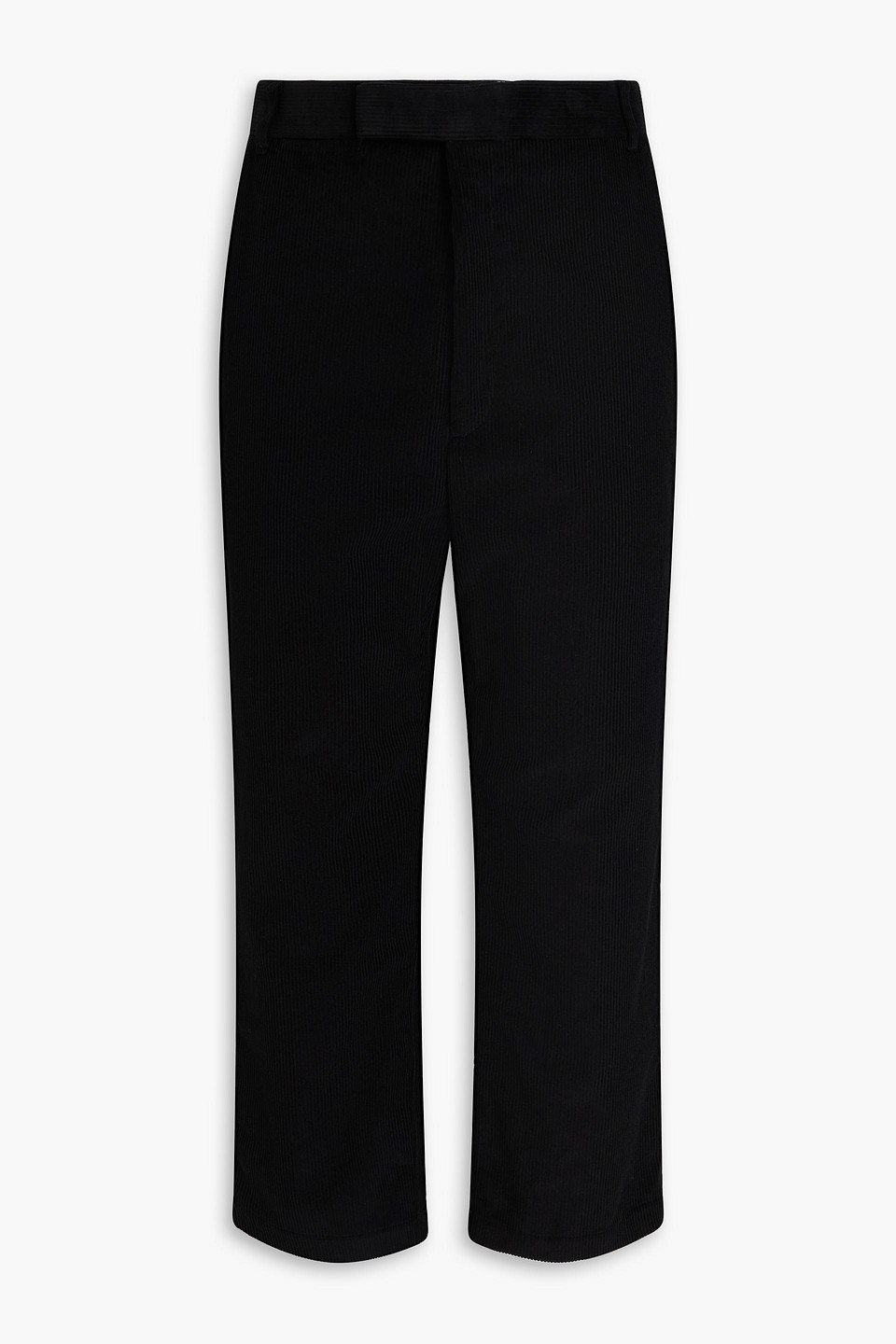 Thom Browne Black Straight-leg Trousers In Black