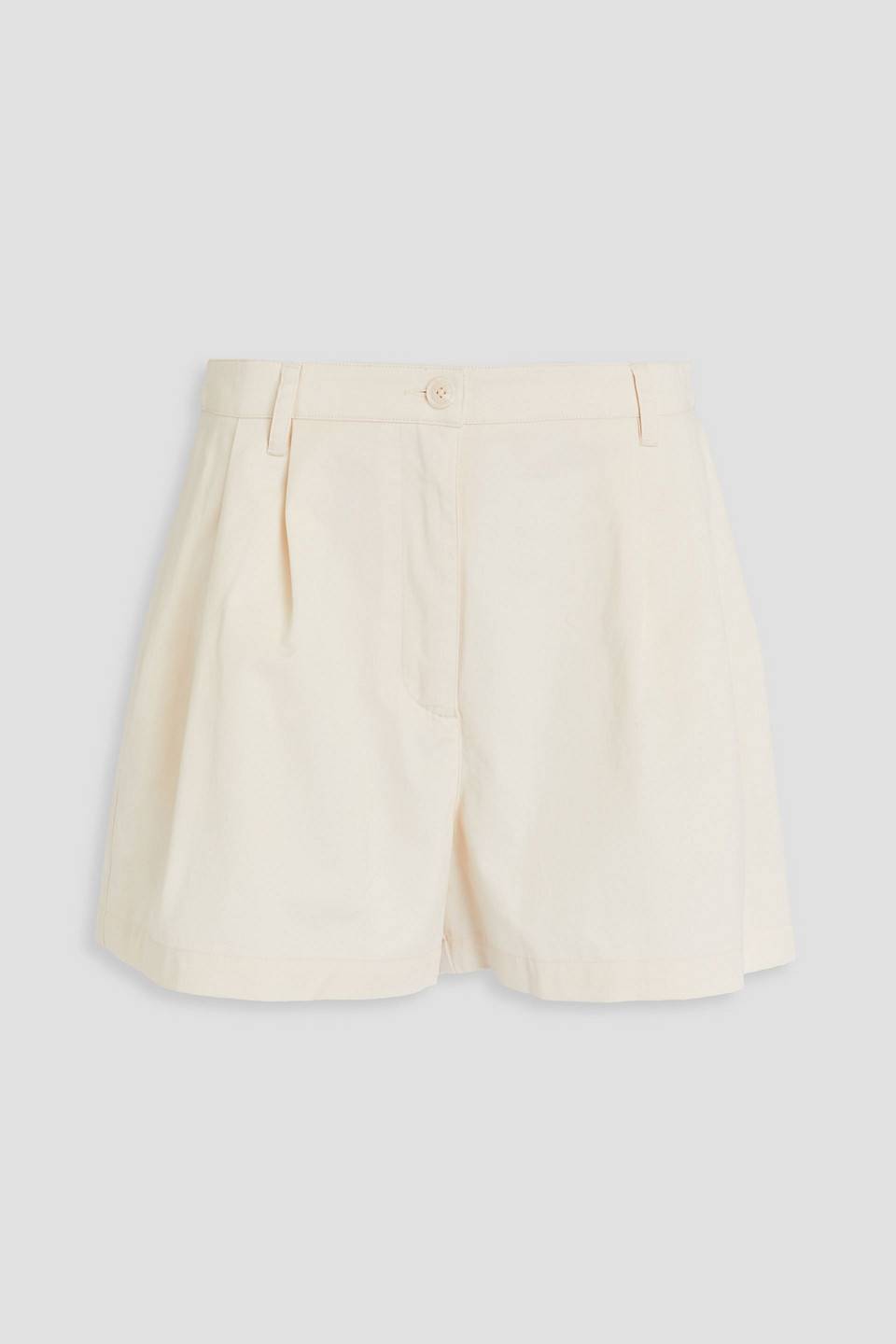 Solid & Striped X Sofia Richie Grainge Exclusive The Oceane Cotton Shorts In Ecru