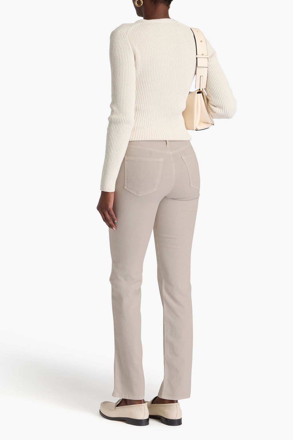 MOTHER The Hustler Flood cropped bootcut  jeans