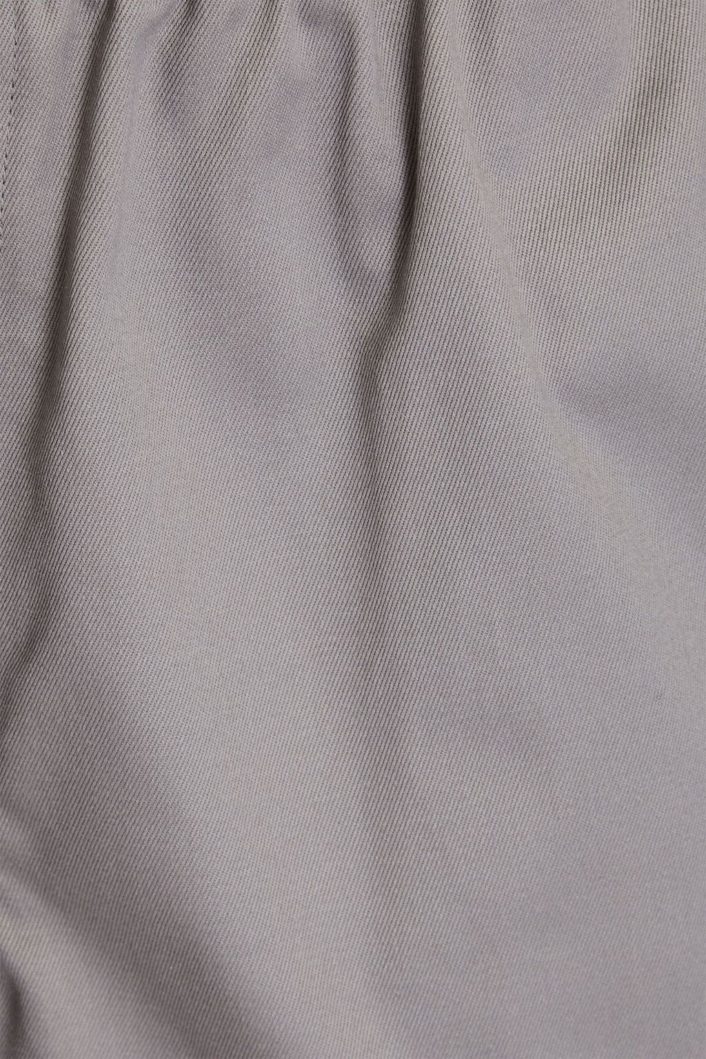 THOM BROWNE شورت من قطن تويل