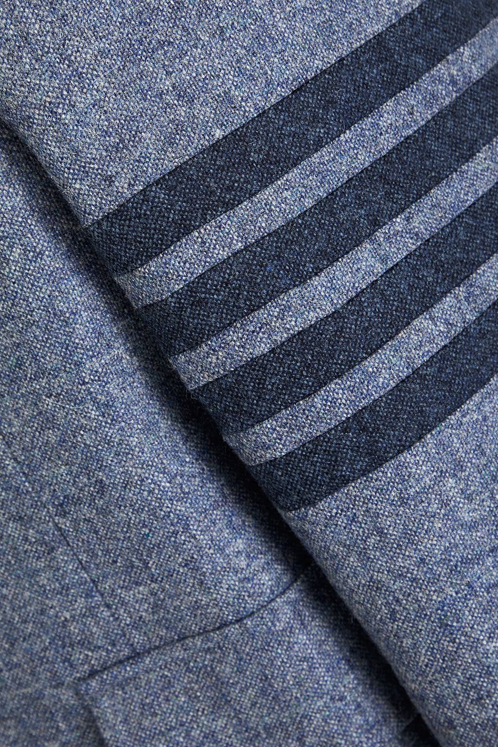 THOM BROWNE Anzugjacke aus Woll-Tweed mit Streifen