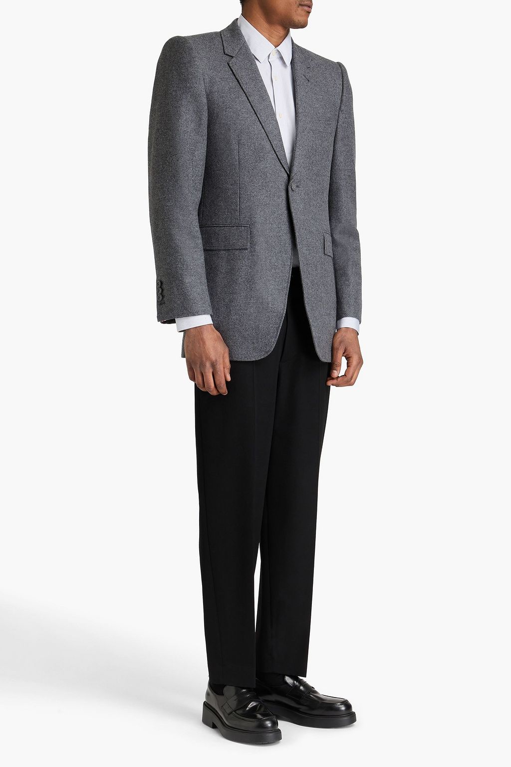 THOM BROWNE Wool-flannel blazer