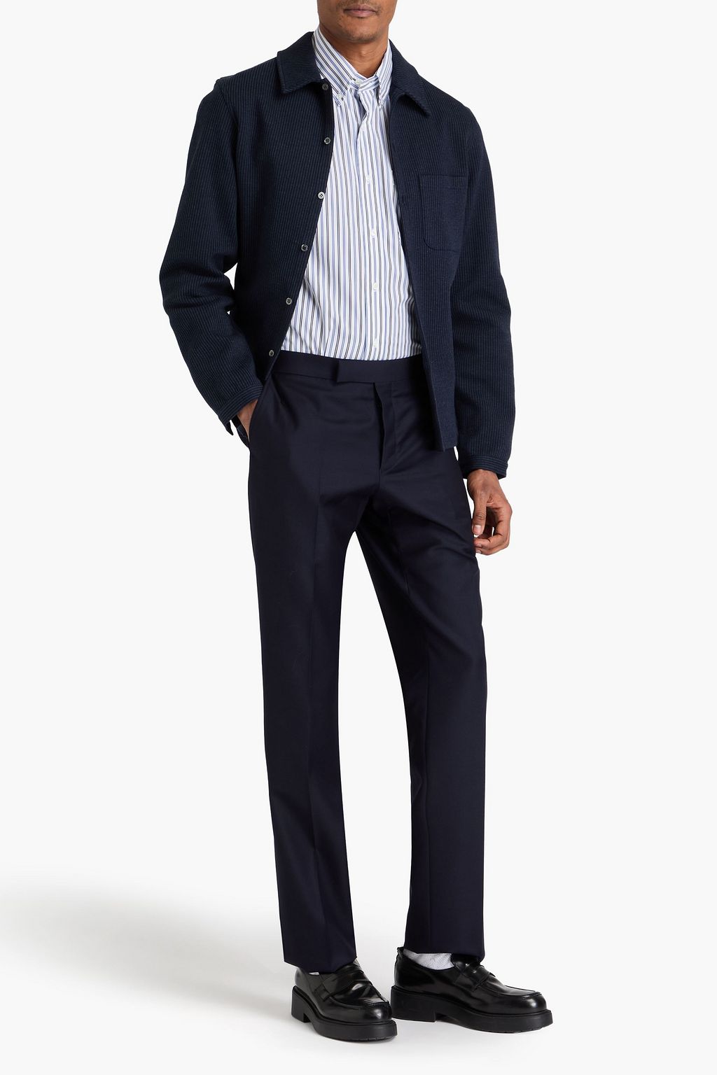 THOM BROWNE 울 트윌 팬츠