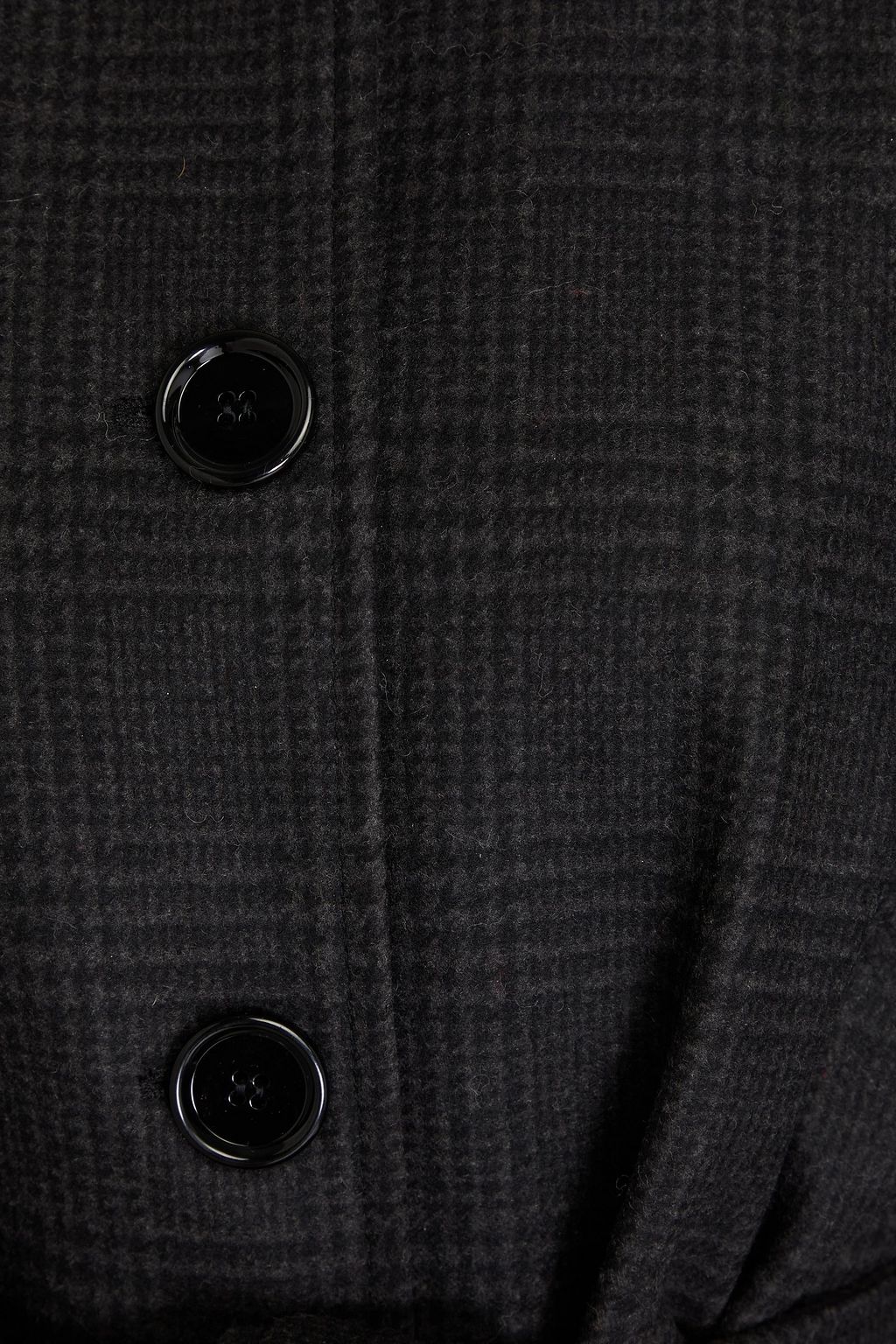 DOLCE&GABBANA Prince of Wales checked wool-blend coat