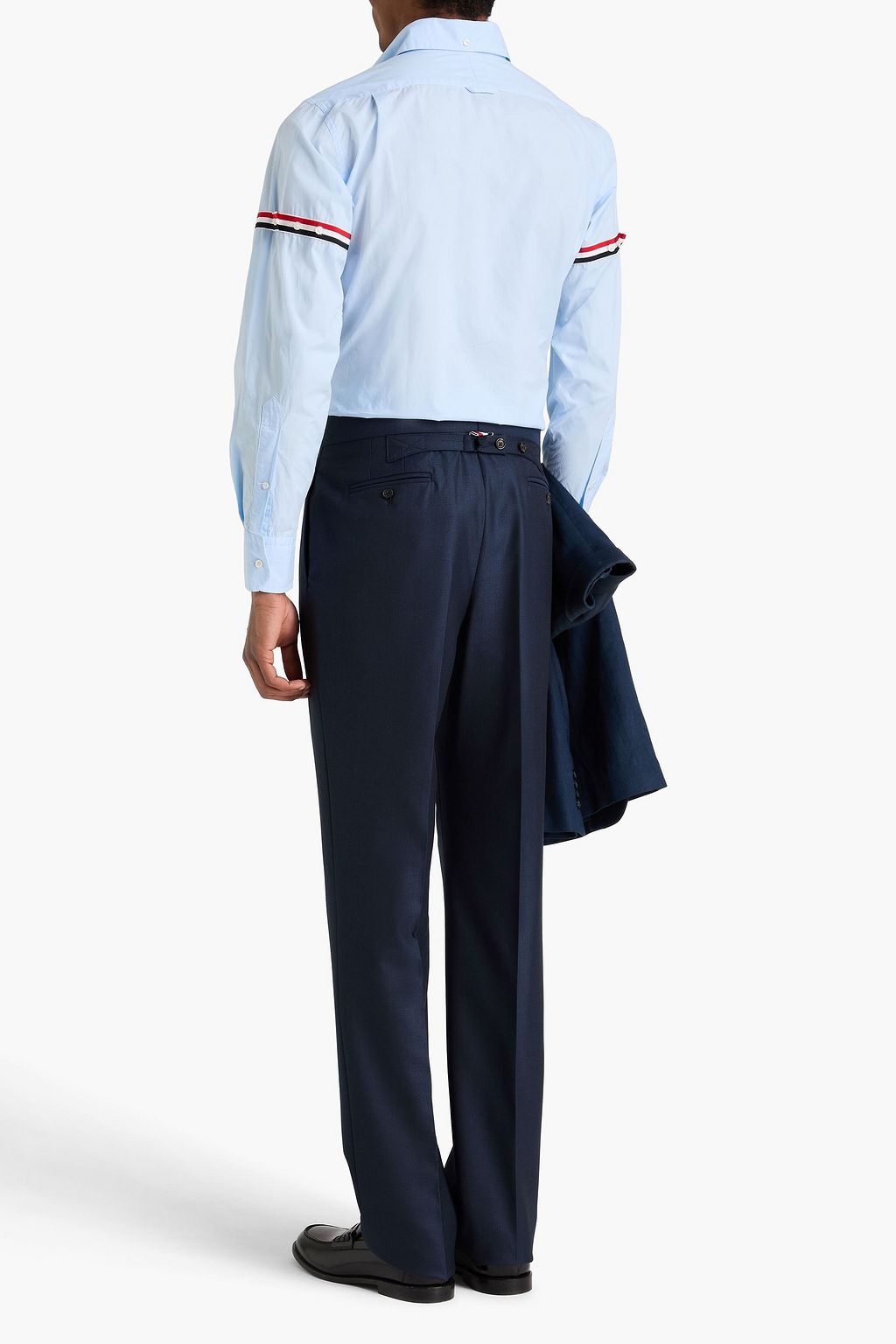THOM BROWNE بنطال من التويل المصنوع من الصوف