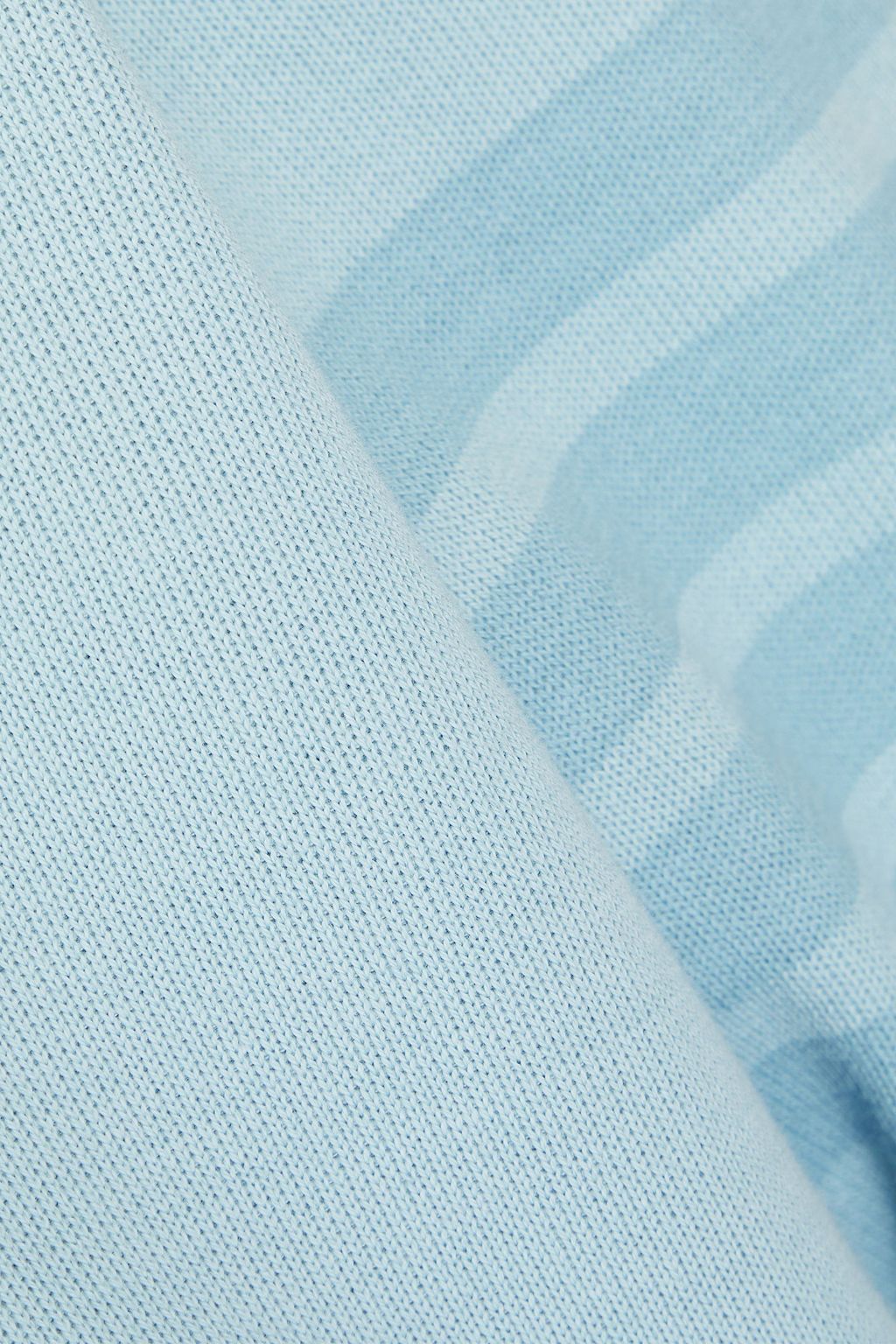 THOM BROWNE Striped French-cotton terry hoodie