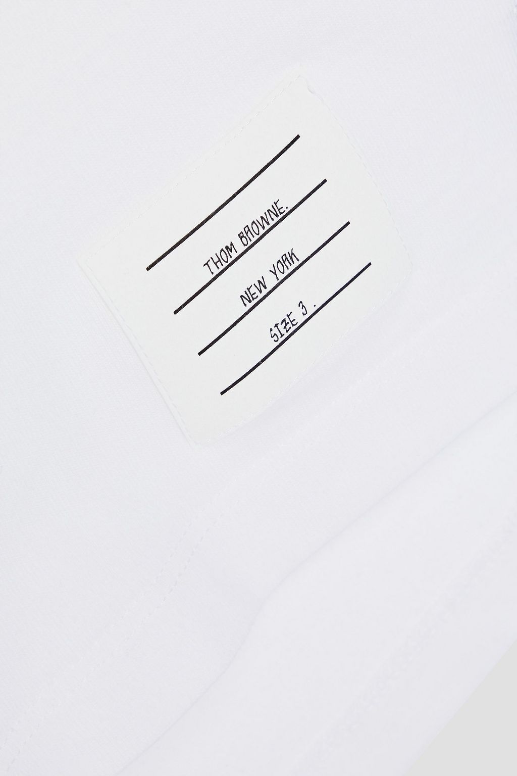 THOM BROWNE Striped cotton-jersey T-shirt