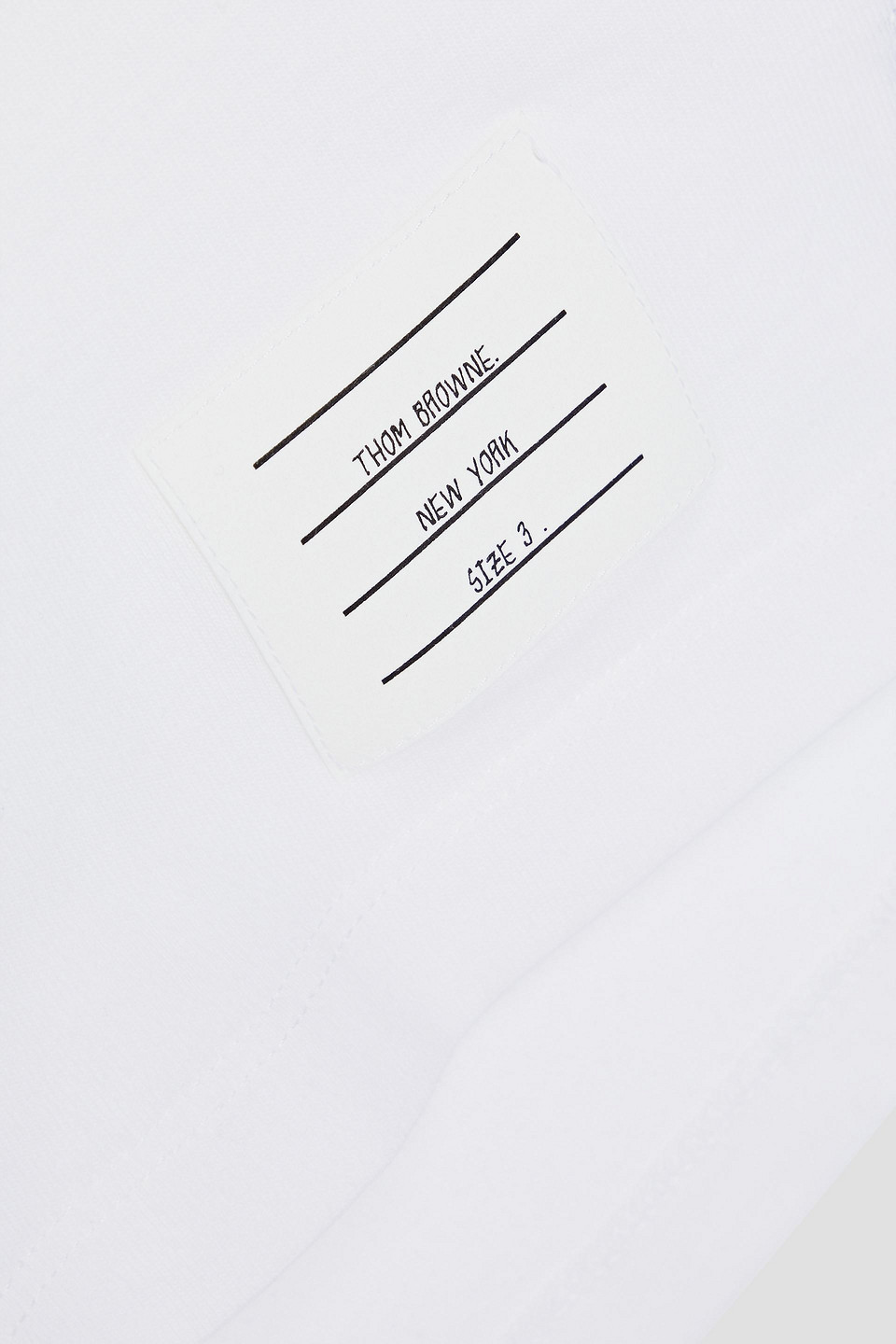Shop Thom Browne Striped Cotton-jersey T-shirt
