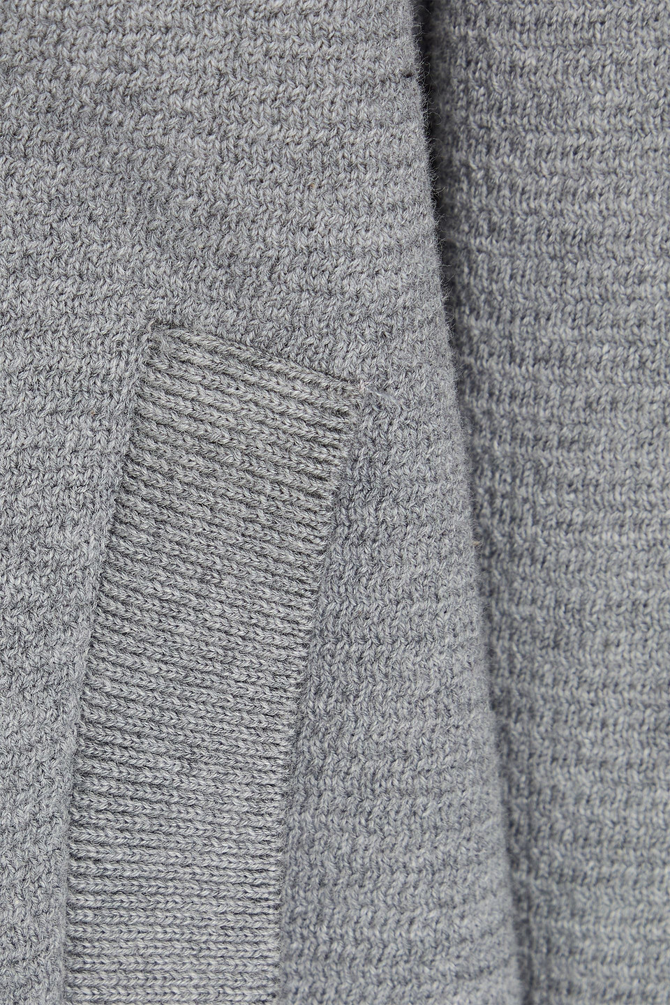 Thom Browne Jacquard-knit Cotton Jacket In Gray