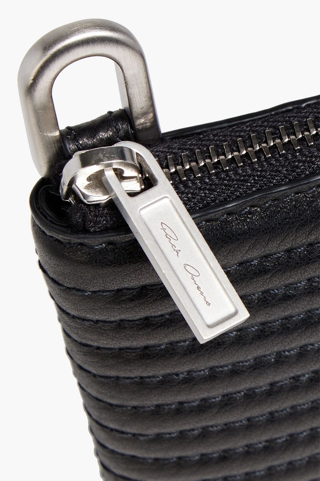 RICK OWENS Luxor quilted leather wallet