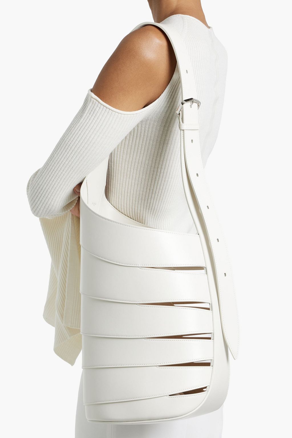 ALAÏA Babel medium cutout leather shoulder bag