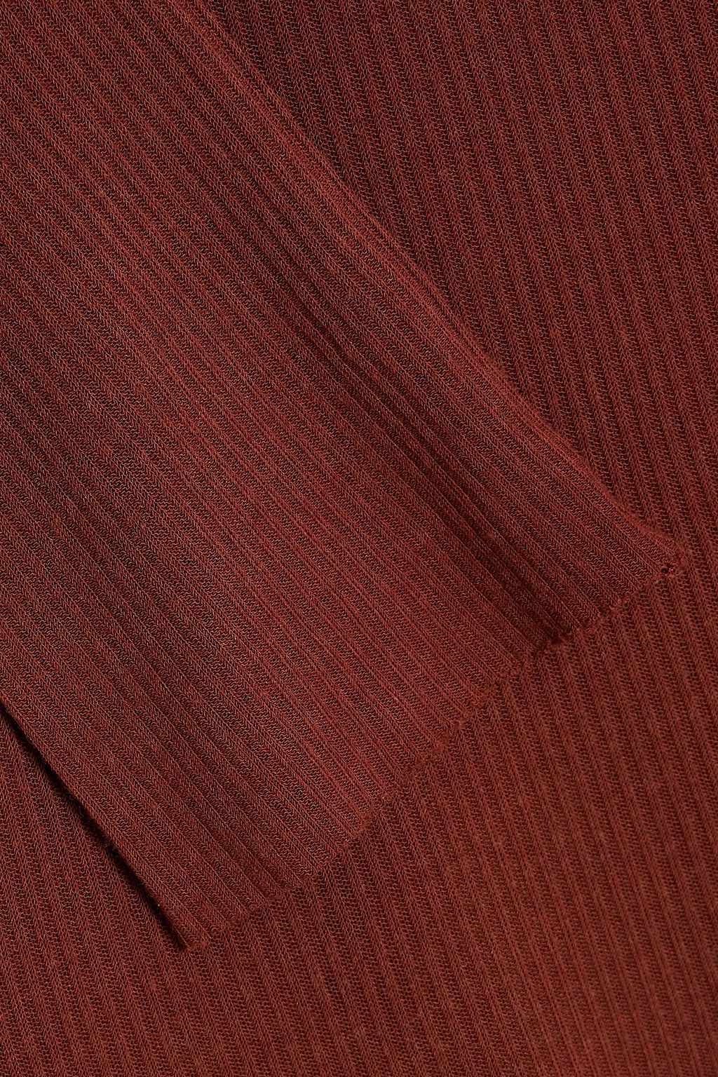 RICK OWENS Ribbed jersey top
