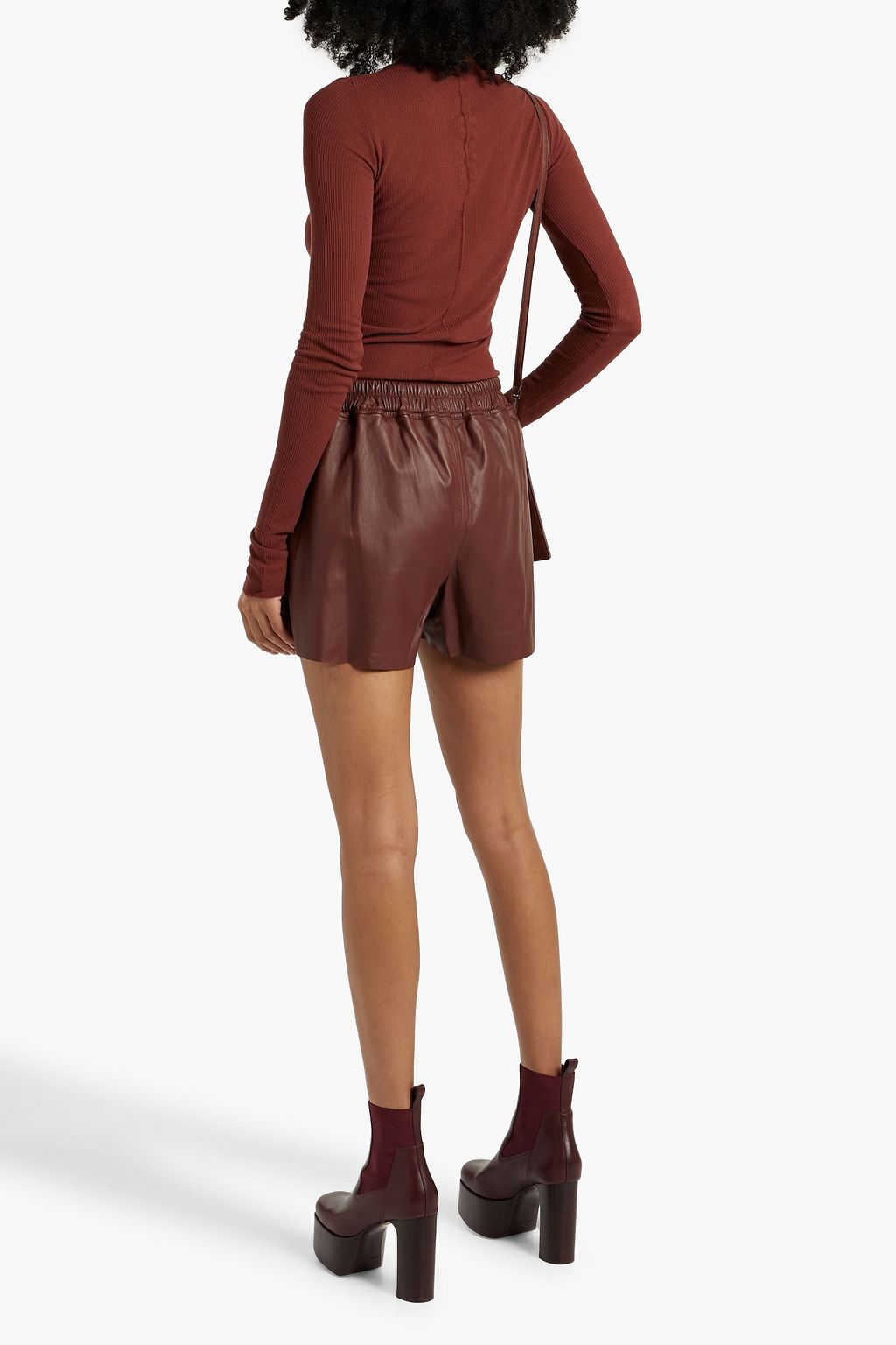 RICK OWENS Ribbed jersey top