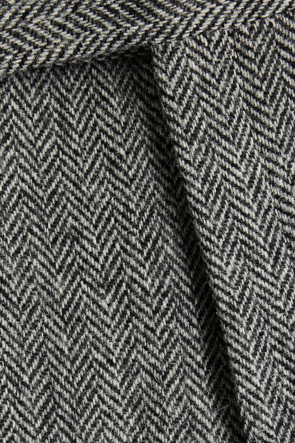 THOM BROWNE Herringbone wool pants