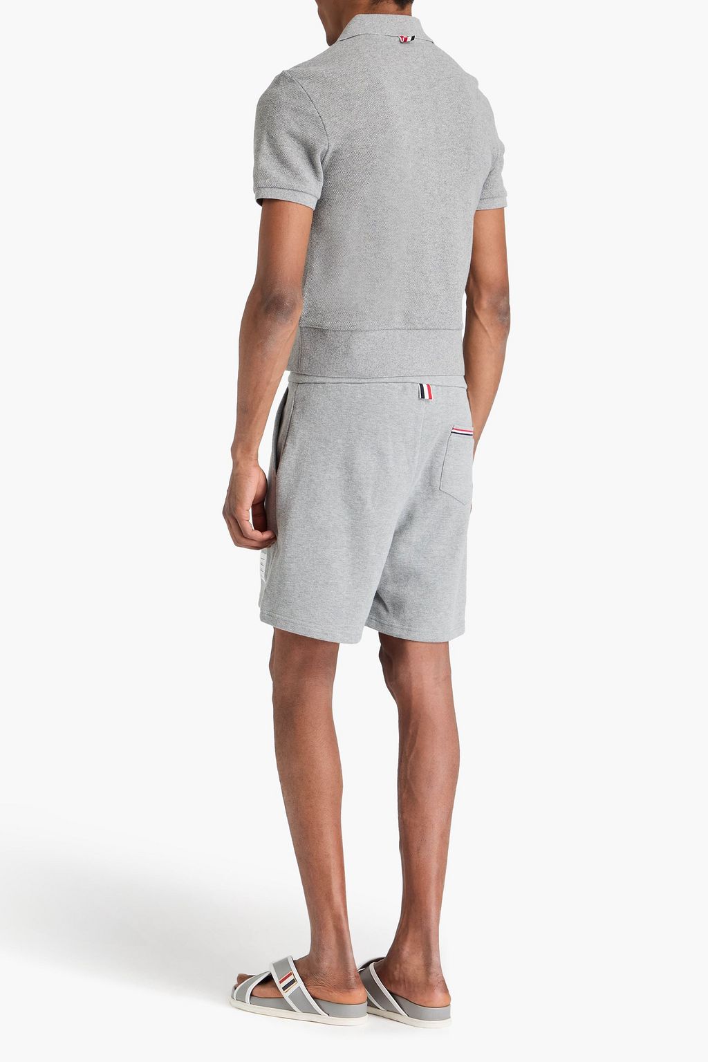 THOM BROWNE شورتات مصنوعة من قطن جيرسي