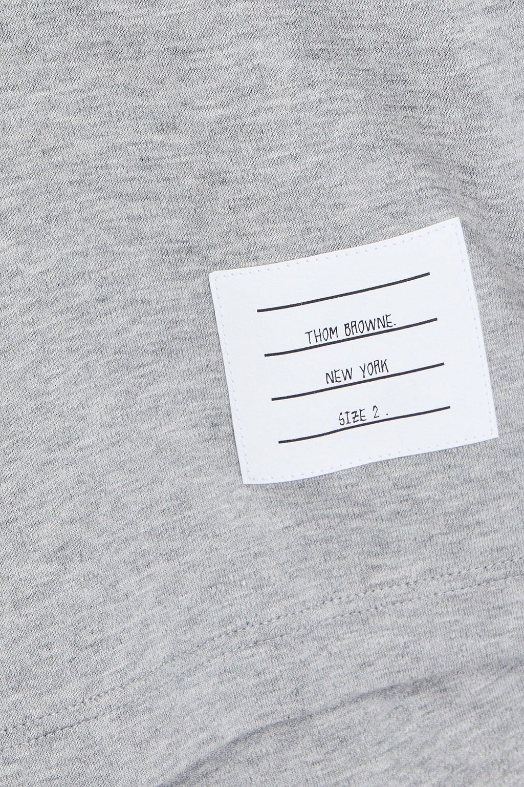 THOM BROWNE Striped cotton-jersey T-shirt