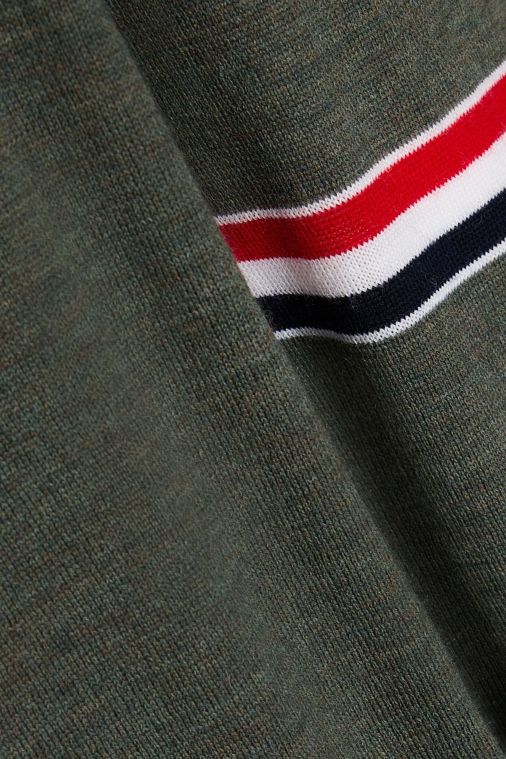THOM BROWNE Striped wool shirt