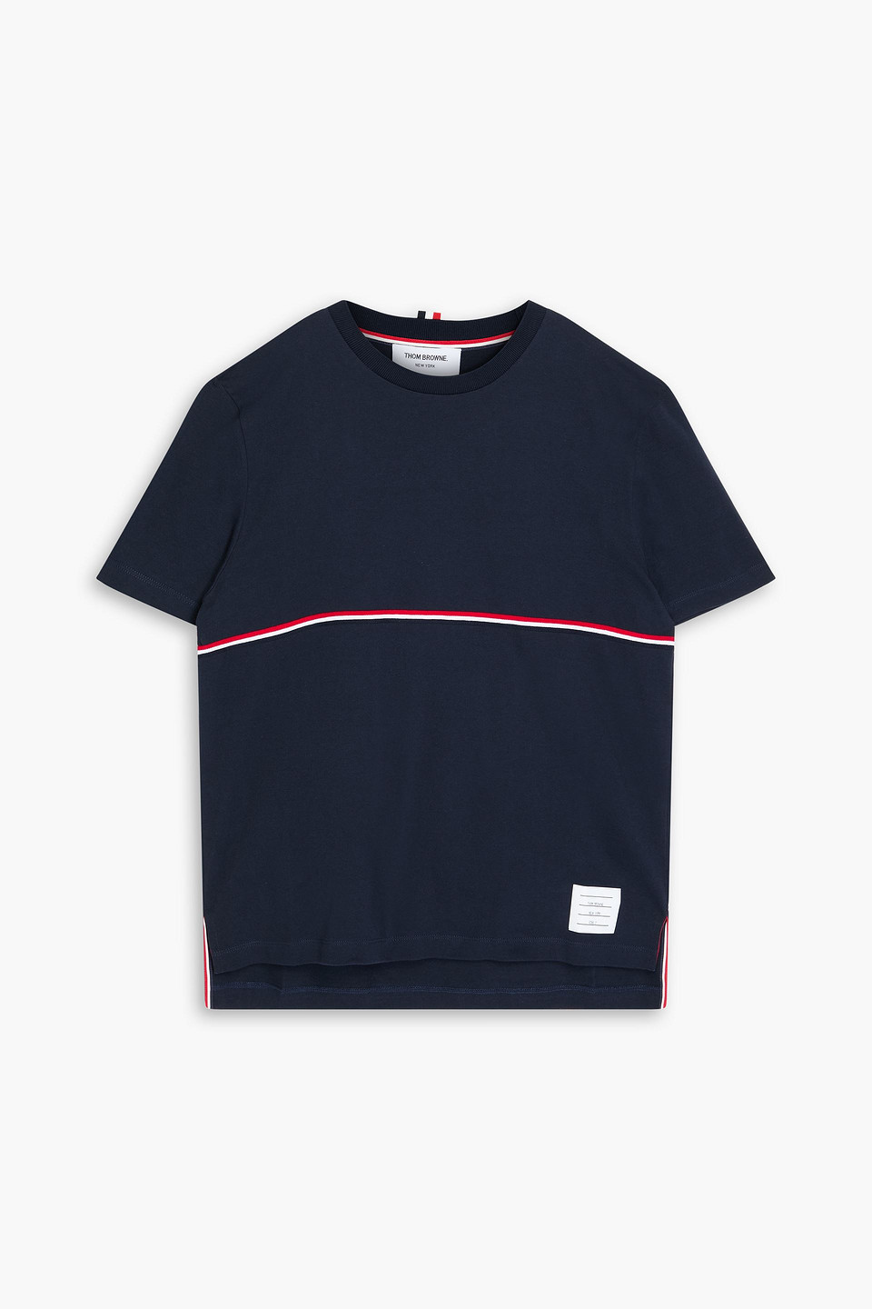 Thom Browne Striped Cotton-jersey T-shirt