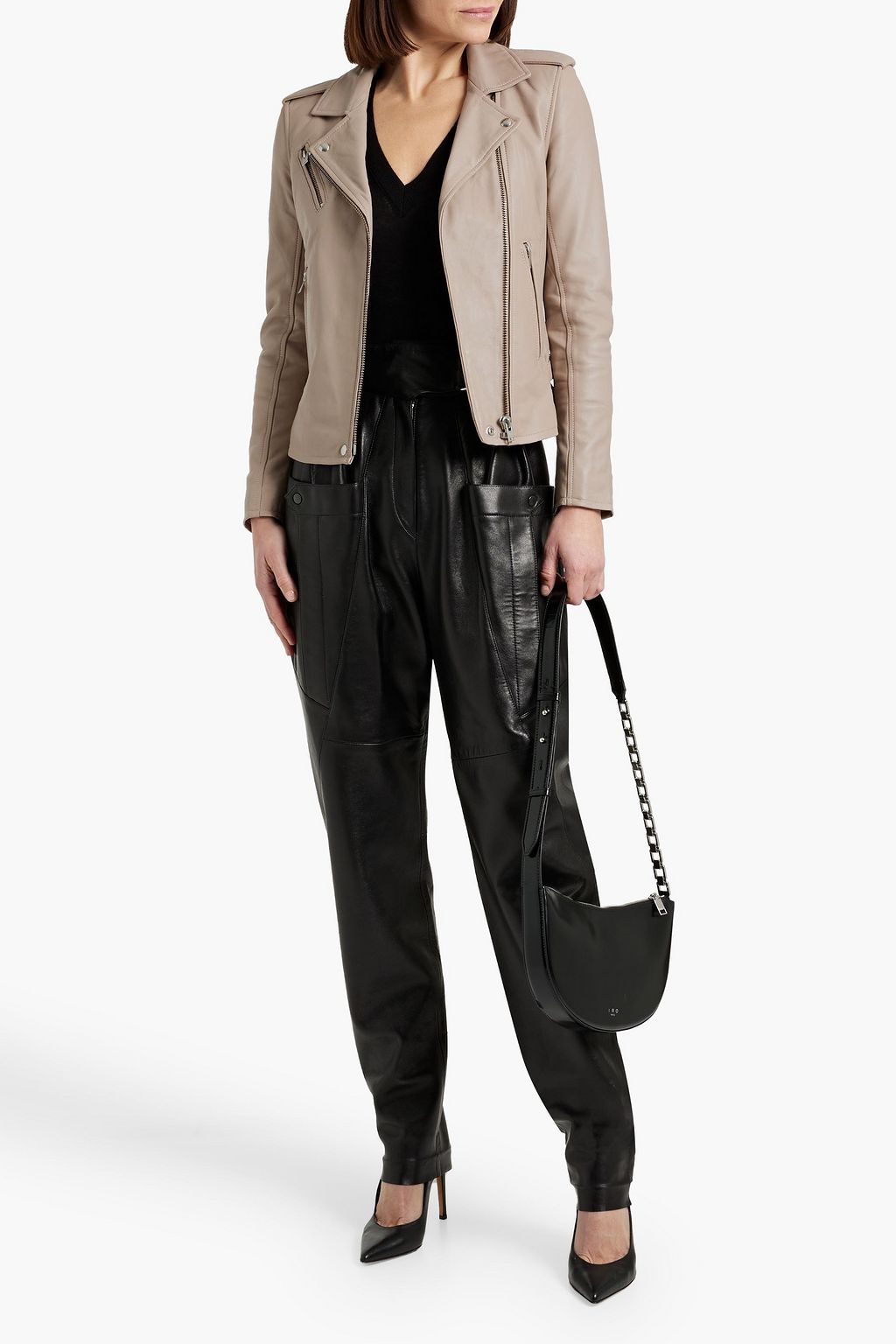 IRO Newhan leather biker jacket
