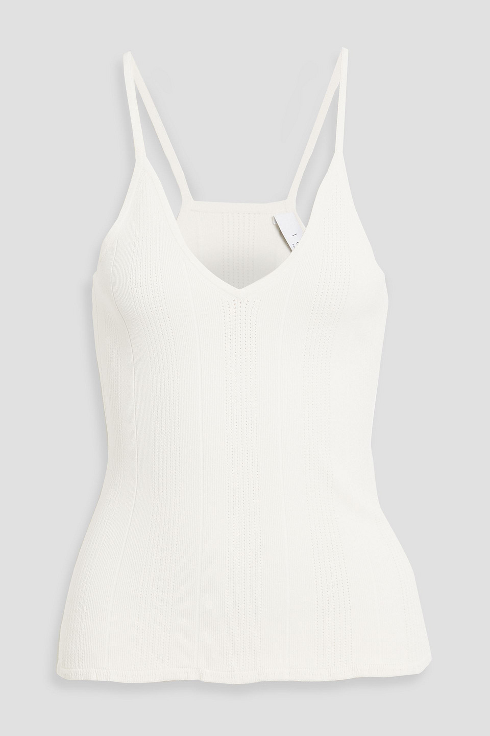 Iro Coby Pointelle-knit Camisole In Cream