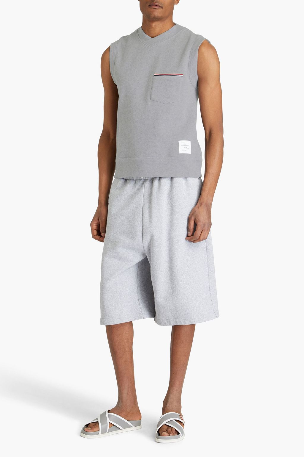 THOM BROWNE Cotton vest