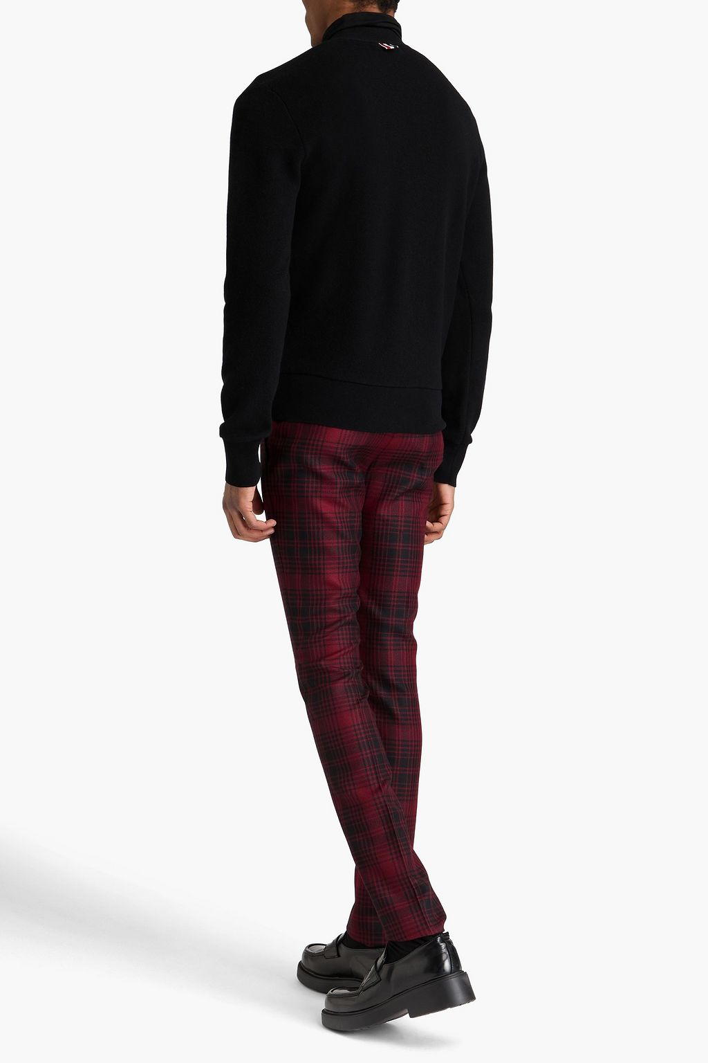 THOM BROWNE Cashmere-piqué cardigan