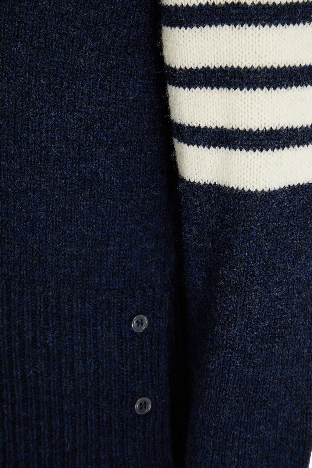 THOM BROWNE Striped wool sweater