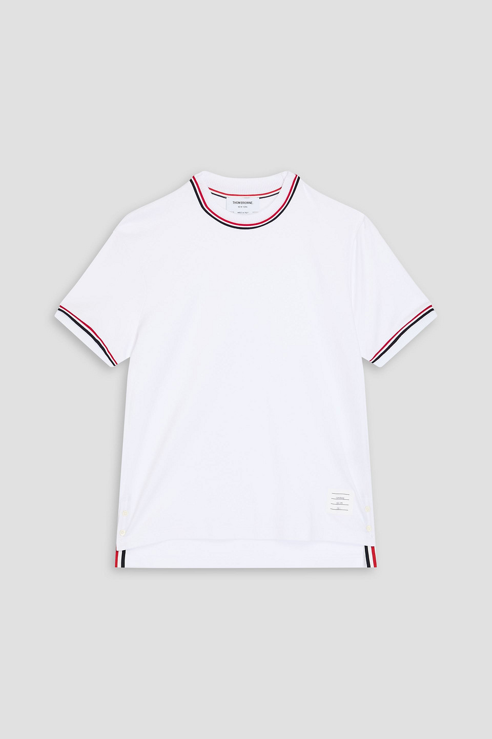 Thom Browne Striped Cotton-jersey T-shirt