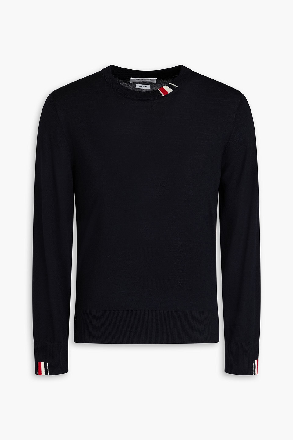 Thom Browne Wool-blend Sweater In Black