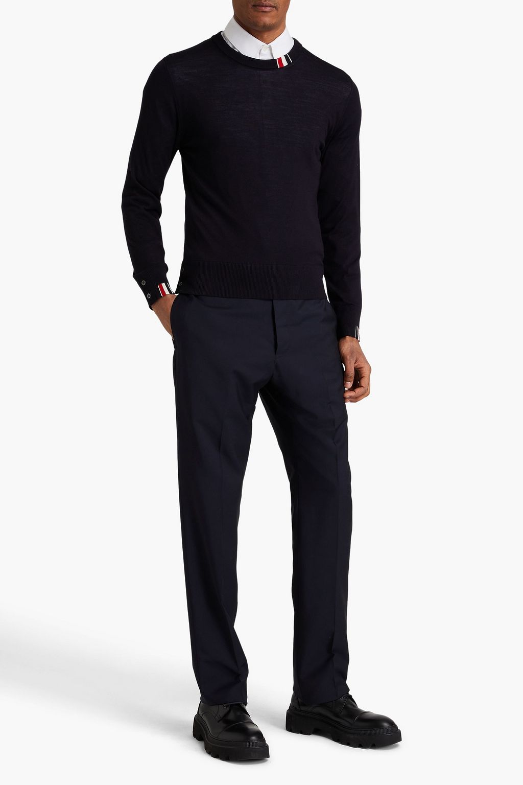 THOM BROWNE Wool-blend sweater