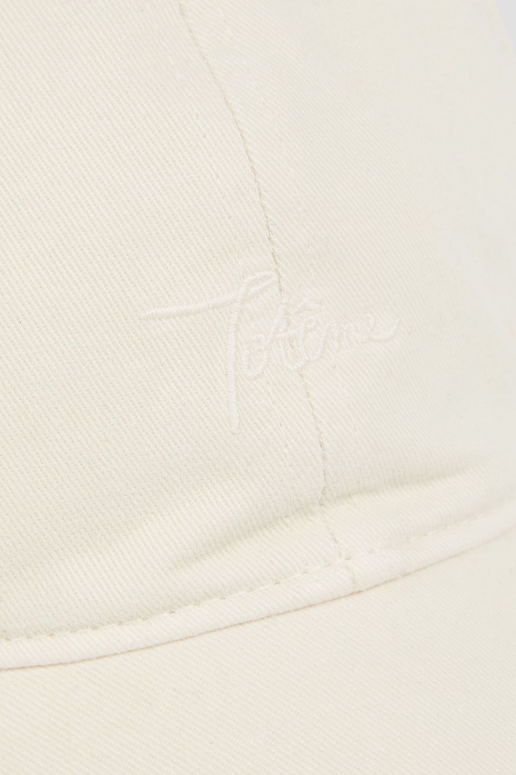 TOTEME Cotton-gabardine baseball cap