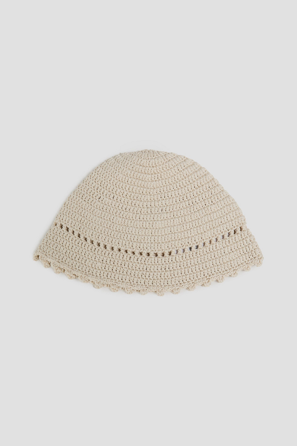 Gentryportofino - Pointelle-trimmed cotton beanie - White - ONESIZE